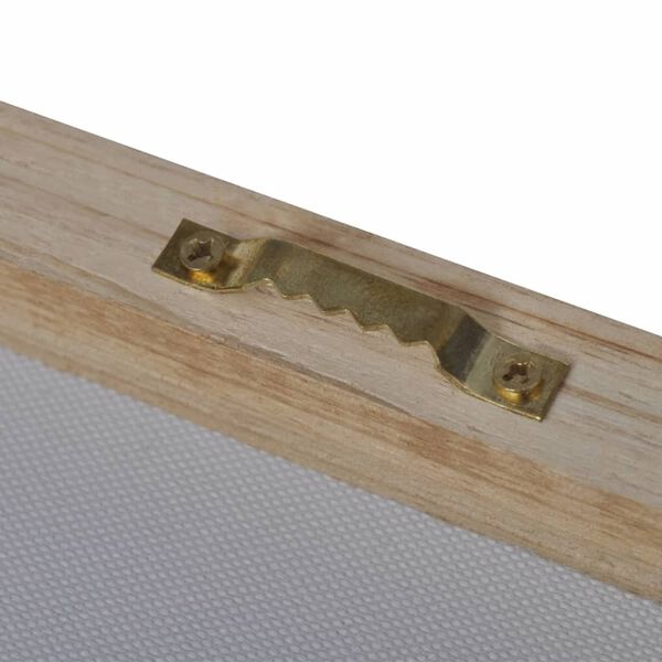 vidaXL 241562 طقم لوحات قماشية جدارية طباعة شاطئ رملي مع أرجوحة 100×50 سم