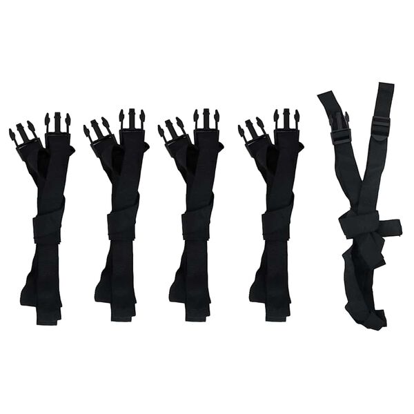 vidaXL غطاء قارب أزرق 440×180×40 سم