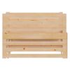 vidaXL سرير نهاري قابل للسحب خشب صنوبر صلب 2×(90×200) سم