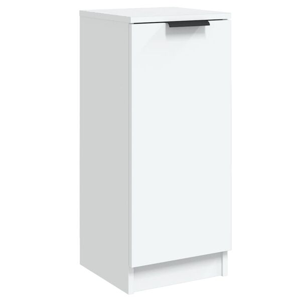 vidaXL خزانة جانبية 70x30x30 سم خشب صناعي أبيض