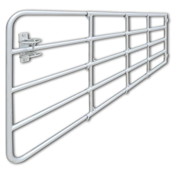 بوابة 300 x 90 سم فولاذ مجلفن