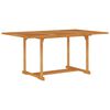vidaXL طاولة حديقة 150&times;90&times;75 سم خشب ساج صلب