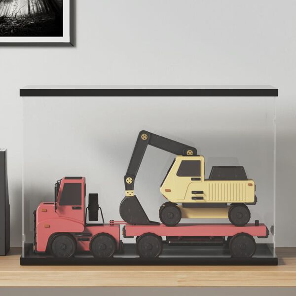 vidaXL صندوق عرض شفاف 56x36x37 سم أكريليك