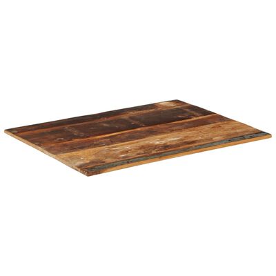 vidaXL سطح طاولة مستطيل 70×90 سم 15-16 ملم خشب صلب مستصلح