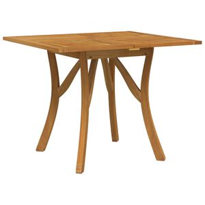vidaXL طاولة حديقة 85&times;85&times;75 سم خشب أكاسيا صلب