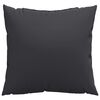 vidaXL 314360 vidaXL Throw Pillows 4 pcs Black 60x60 cm Fabric