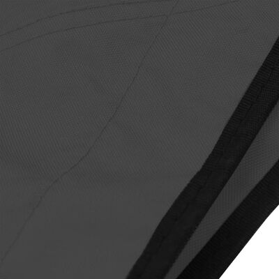 vidaXL سقف مظلة بيميني 3 أقواس أنثراسيت 183×160×137 سم