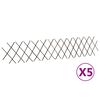 vidaXL سياجات تعريشة صفصاف 5 ق 30x180 سم
