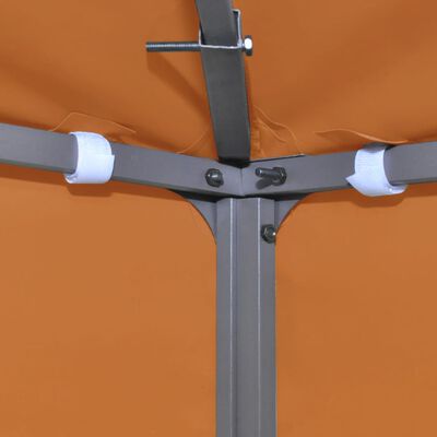 vidaXL سقف مظلة علوي 310 جم/ م² 3×3 م برتقالي