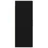 vidaXL خزانة حائط معلقة لون أسود 90x34x69,5 سم