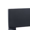 vidaXL إطار سرير مع ضوء LED أسود جلد صناعي 200x90 سم