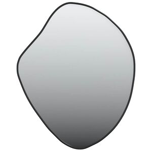 vidaXL مرآة حائط لون أسود 50x60 سم