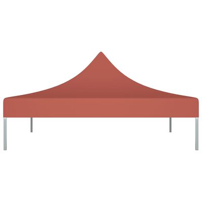 vidaXL سقف خيمة حفلات 3×3 م قرميدي 270 جم/م²
