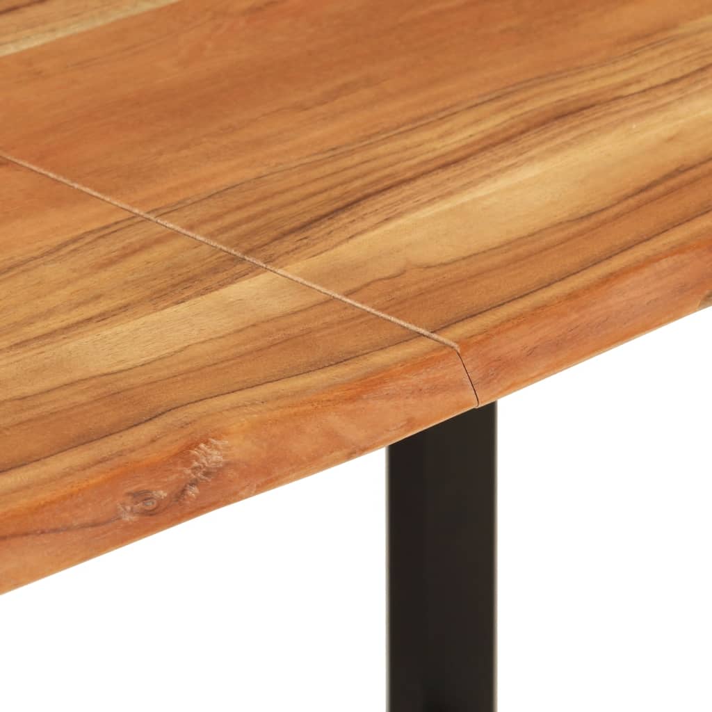 vidaXL طاولة طعام 140×70×76 سم خشب أكاسيا صلب