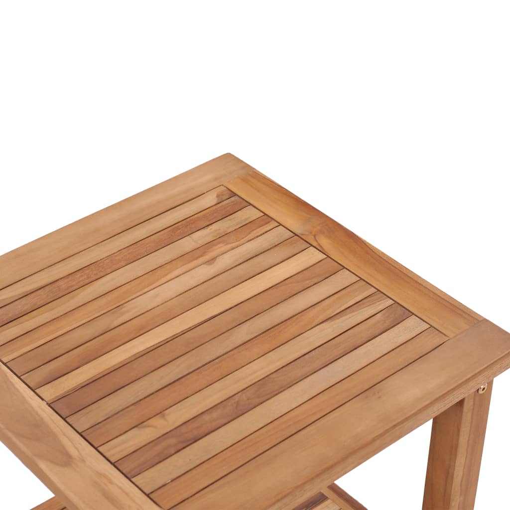 vidaXL طاولة قهوة 45×45×45 سم خشب ساج صلب