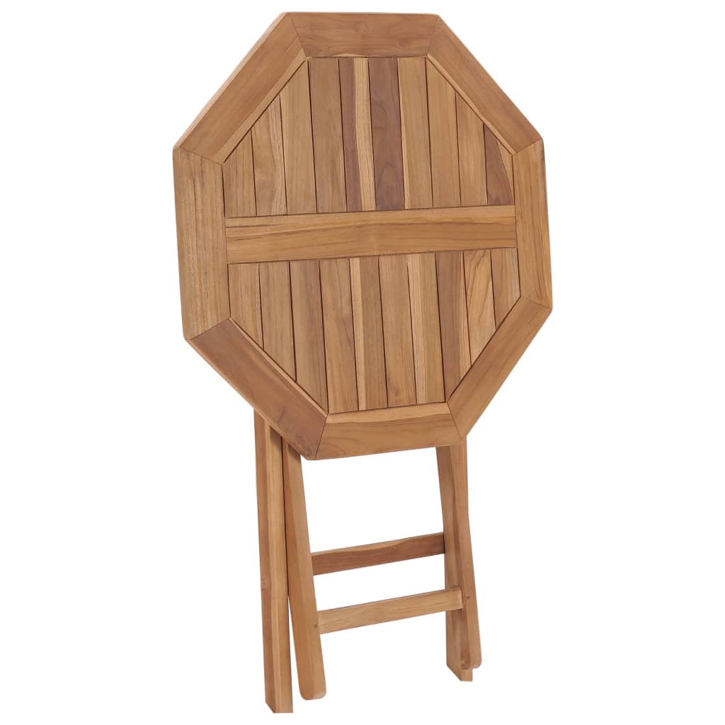 vidaXL طاولة حديقة قابلة للطي 60×60×75 سم خشب ساج صلب
