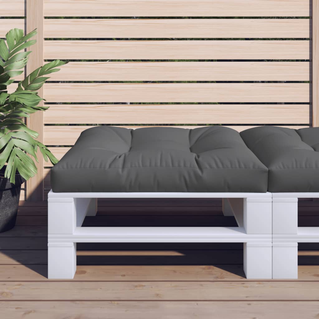 vidaXL وسادة أريكة طبليات أنثراسيت 70×70×10 سم