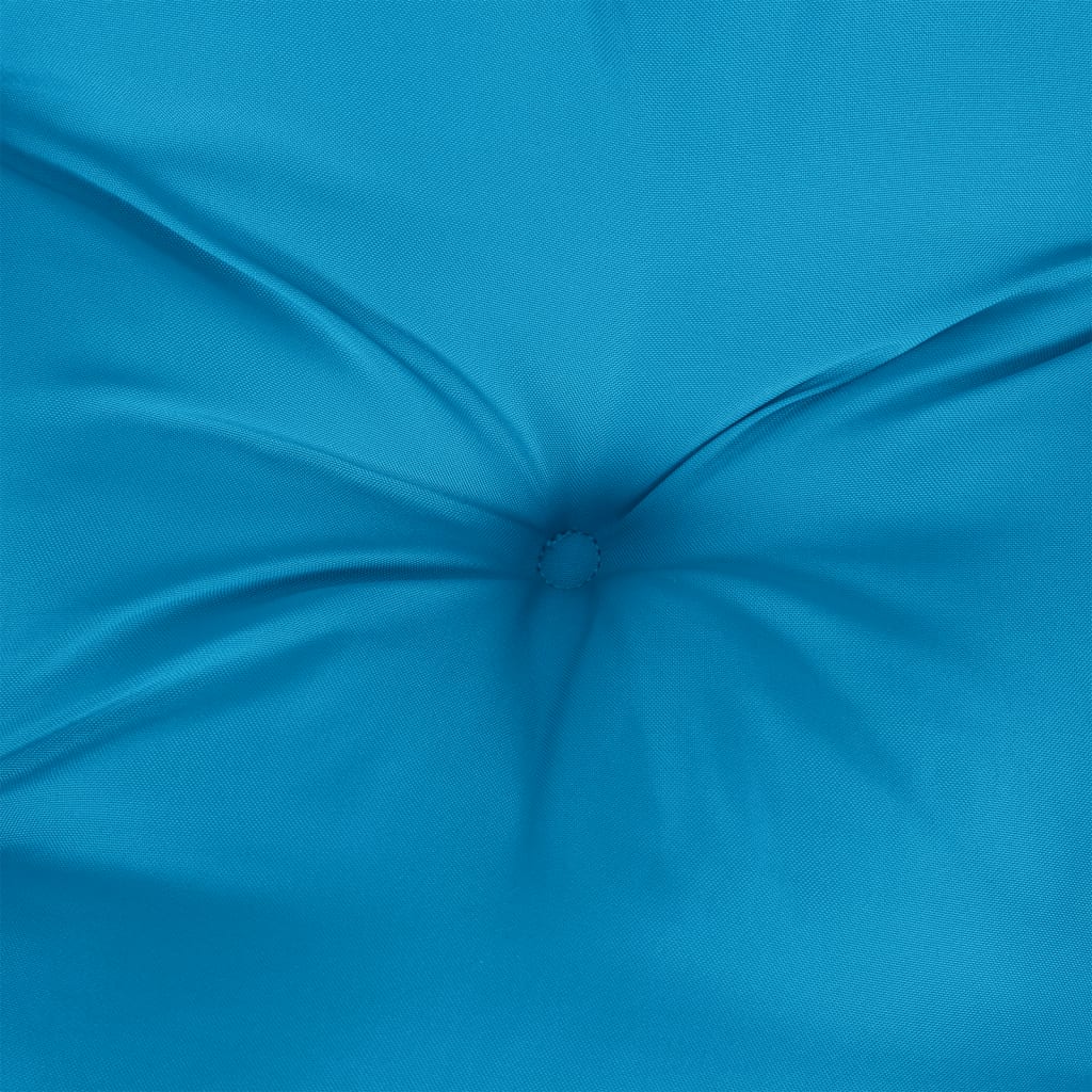 vidaXL وسادة مقعد حديقة أزرق فاتح 100×50×7 سم قماش