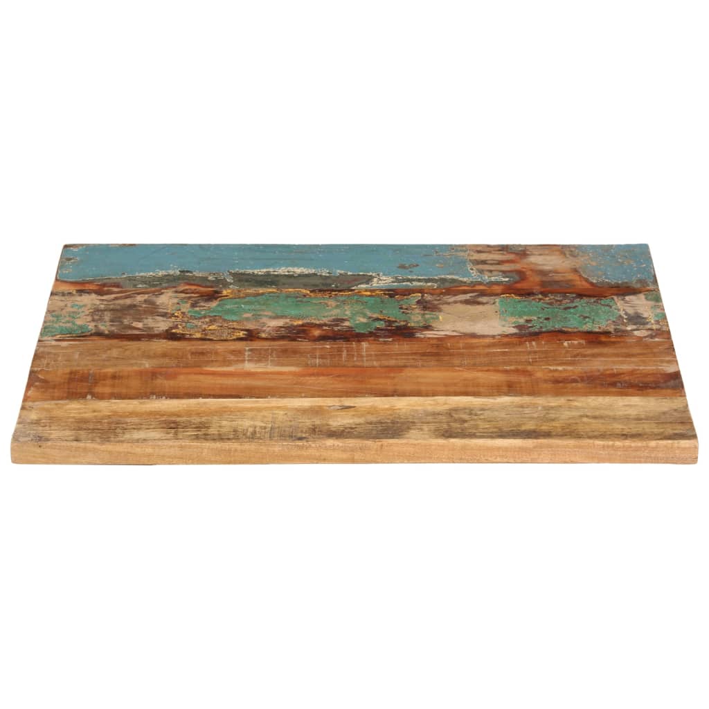 vidaXL سطح طاولة مستطيل 60×70 سم 25-27 ملم خشب صلب مستصلح