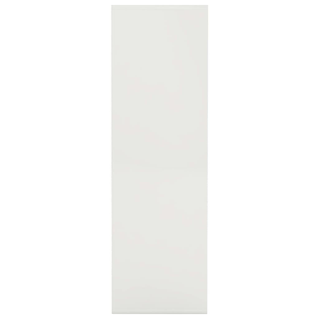 vidaXL خزانة كتب أبيض 98x29x97,5 سم خشب صناعي