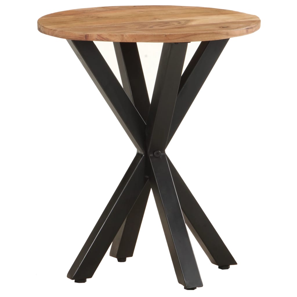 vidaXL طاولة جانبية 48×48×56 سم خشب أكاسيا صلب