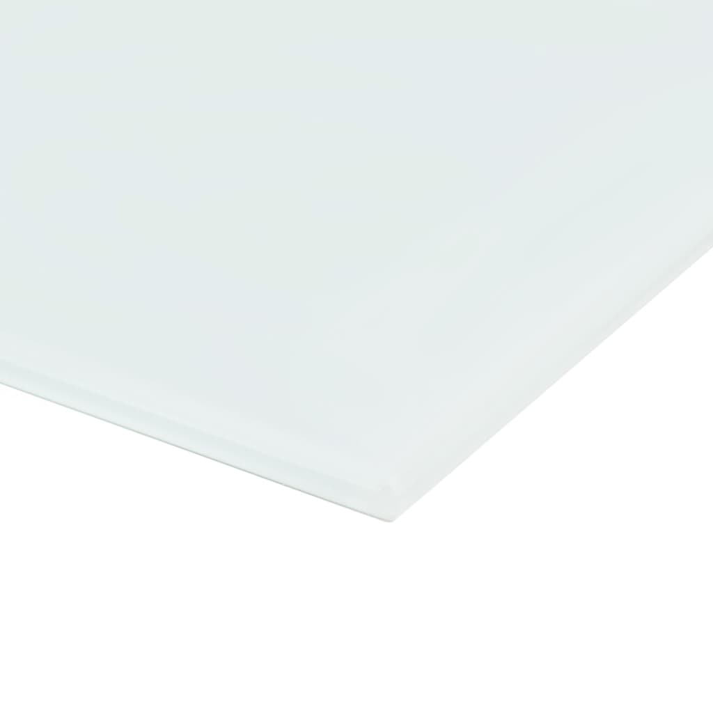 vidaXL سبورة جدارية مغناطيسية زجاج أبيض 100×60 سم