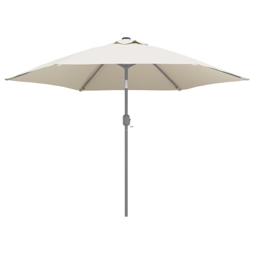 vidaXL قماش بديل للمظلة الخارجية لون أبيض رملي 300 سم