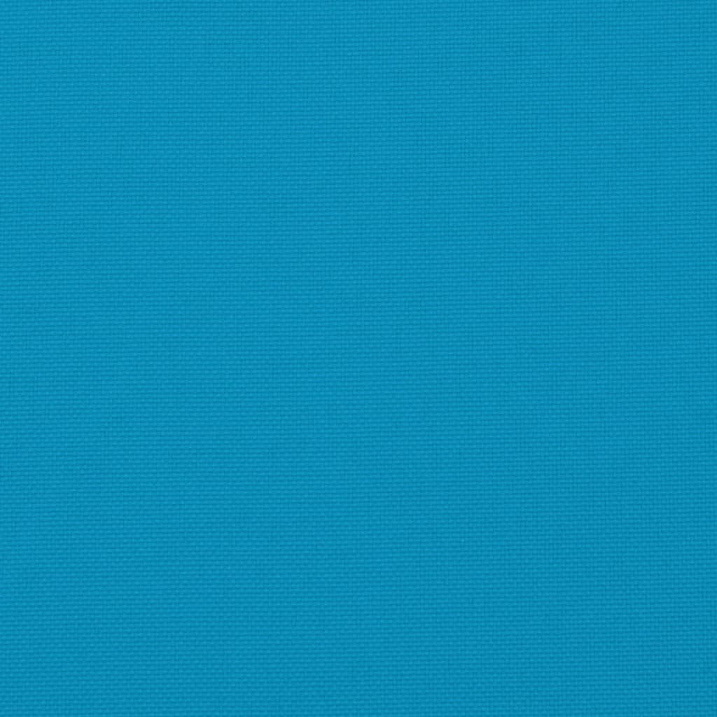 vidaXL وسائد كرسي 6 ق أزرق فاتح 50×50×7 سم قماش
