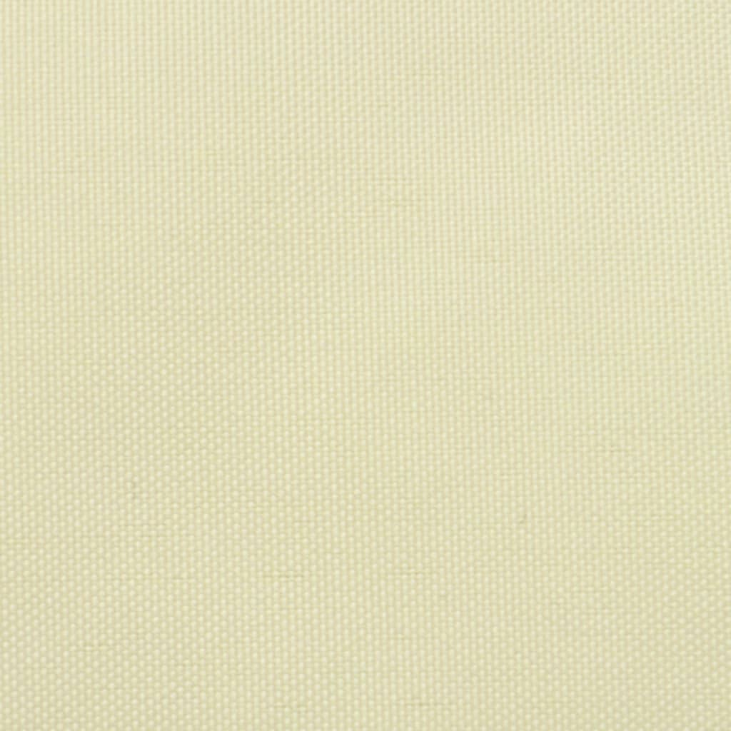 vidaXL حاجز شرفة قماش أكسفورد 90×600 سم كريمي