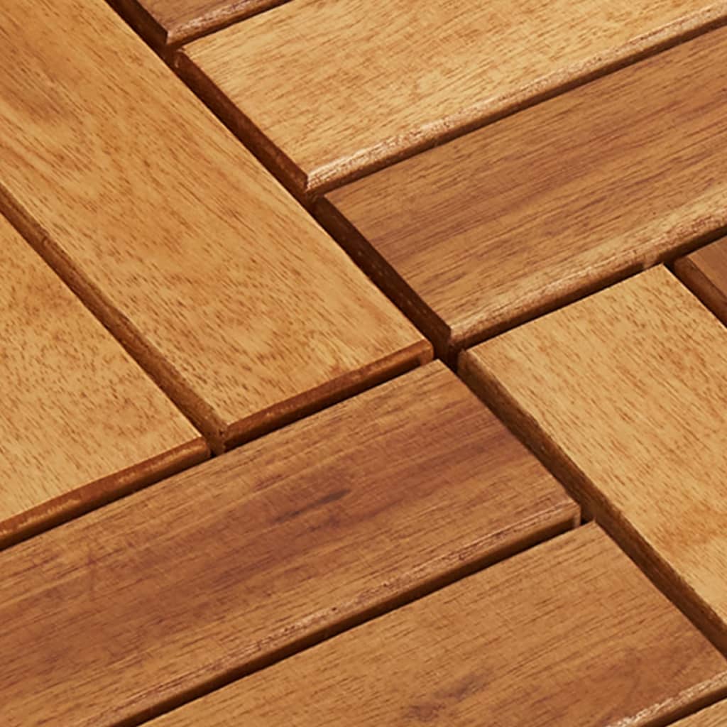 vidaXL بلاط تزيين خشب أكاسيا 10 قطع 30×30 سم