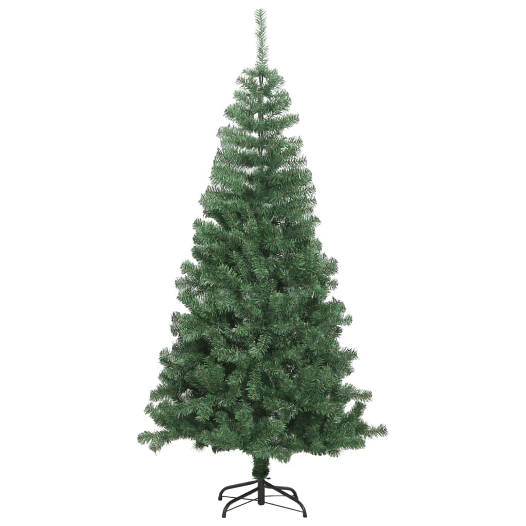 vidaXL شجرة كريسماس صناعية مع حامل 120 سم 230 غصن
