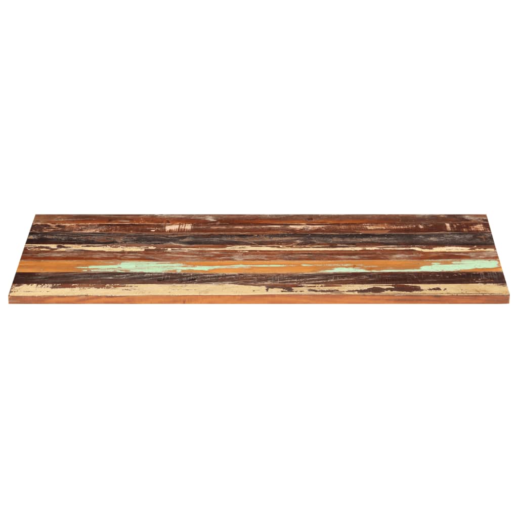 vidaXL سطح طاولة مستطيل 60×120 سم 25-27 ملم خشب صلب مستصلح