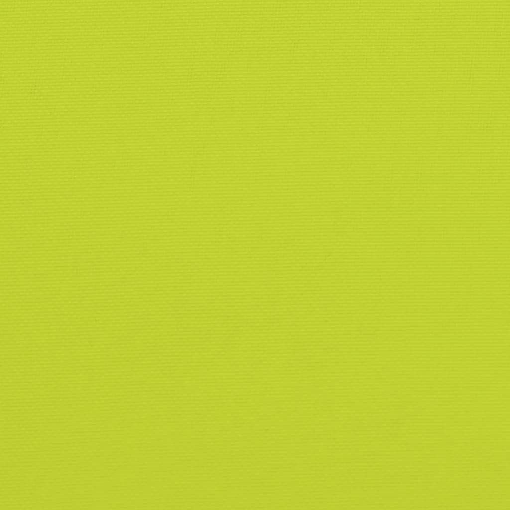 vidaXL وسائد بنش حديقة 2 ق أخضر فاقع 150×50×7 سم قماش أكسفورد