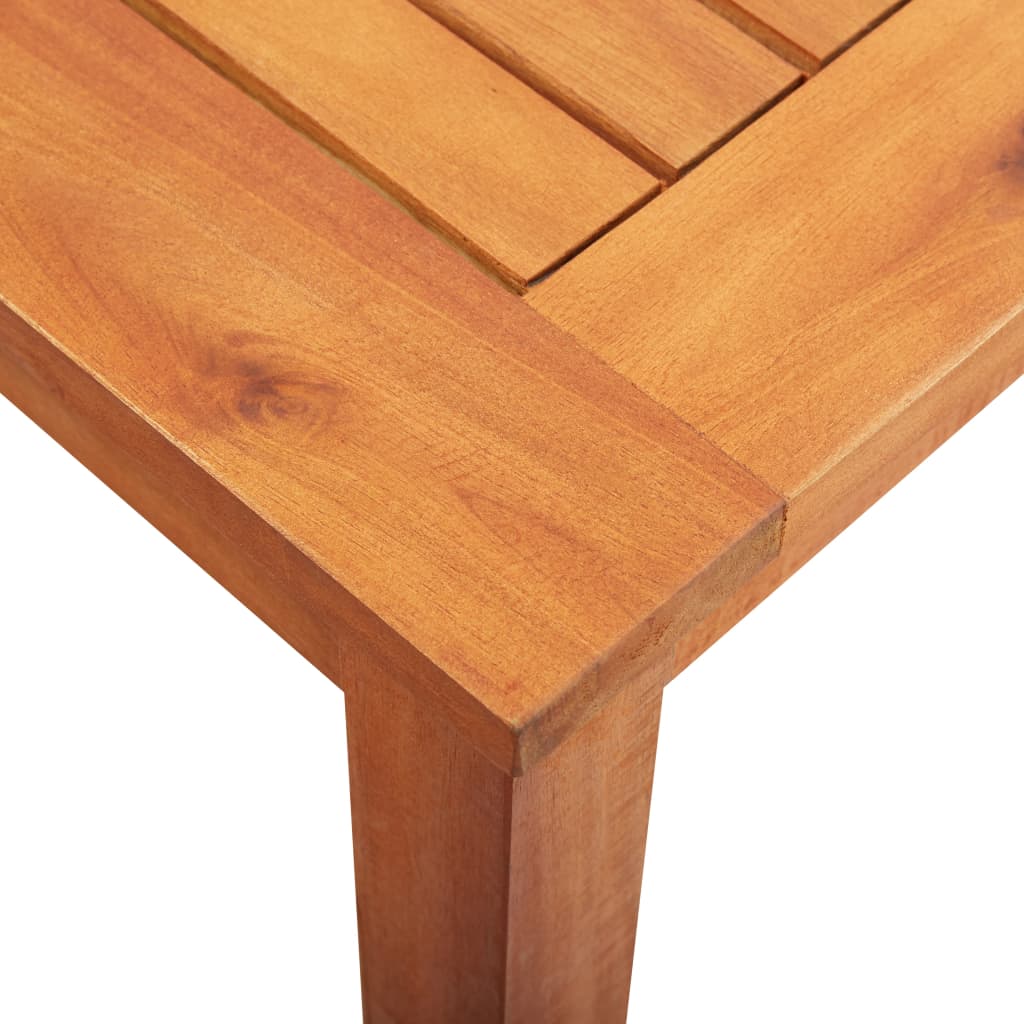 vidaXL طاولة حديقة 150×90×74 سم خشب سنط صلب