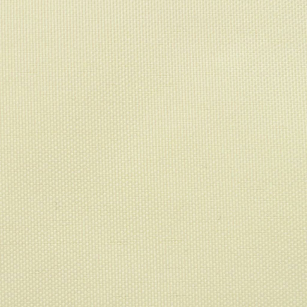 vidaXL حاجز شرفة قماش أكسفورد 90×400 سم كريمي