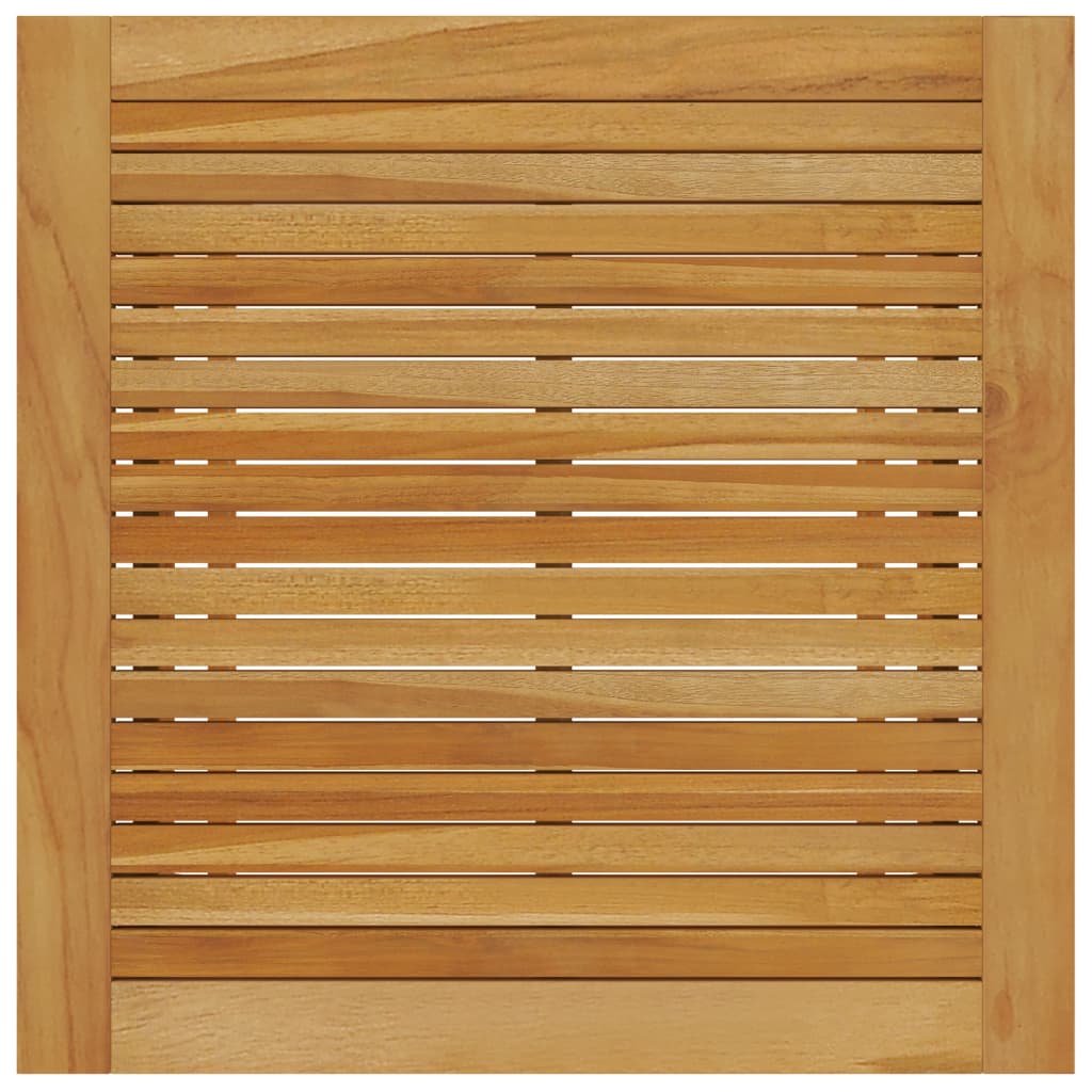 vidaXL طاولة سفرة حديقة 88×88×74 سم خشب سنط صلب