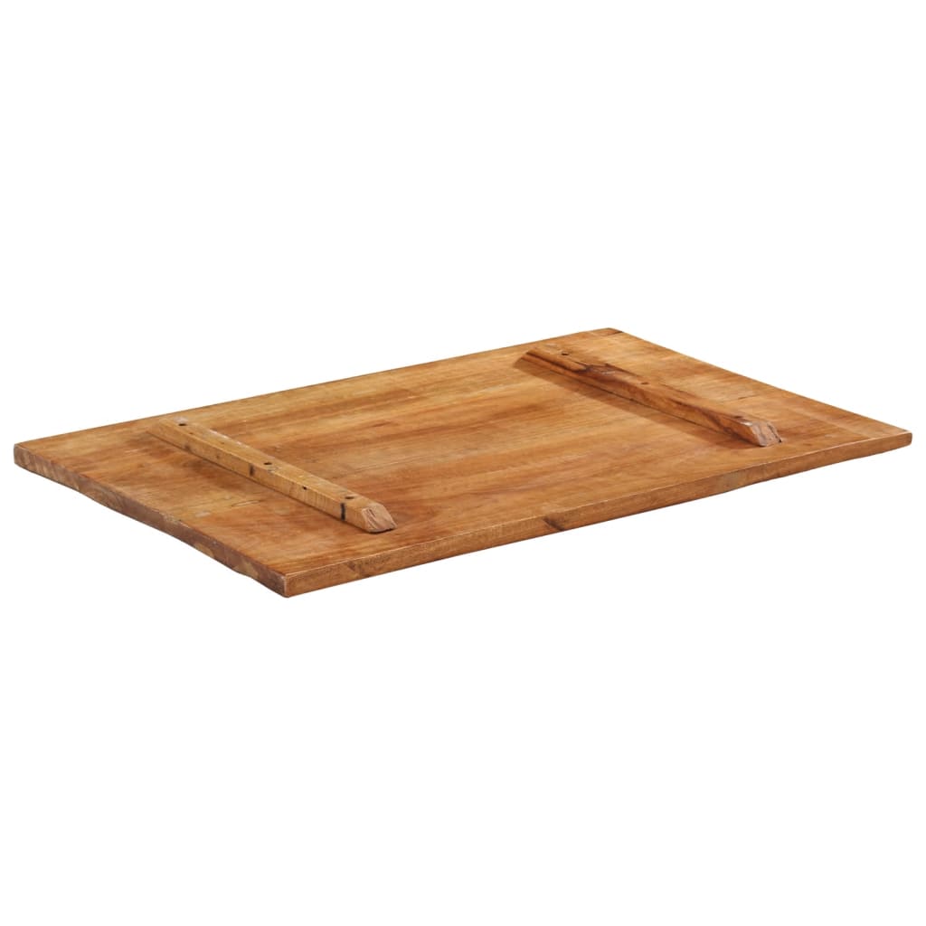vidaXL سطح طاولة مستطيل 60×90 سم 25-27 ملم خشب صلب مستصلح