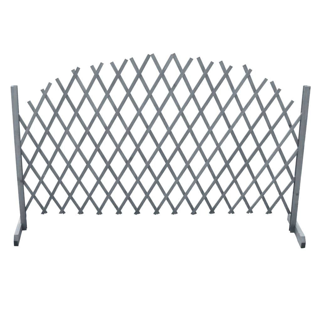 vidaXL Trellis Fence Solid Firwood 1.8x1 m Grey