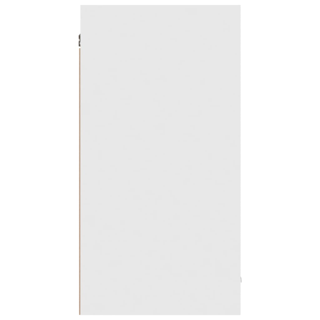 vidaXL خزانة معلقة أبيض 80×31×60 سم خشب حبيبي