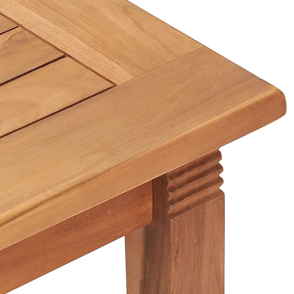 vidaXL طاولة سفرة حديقة 200×100×75 سم خشب ساج صلب