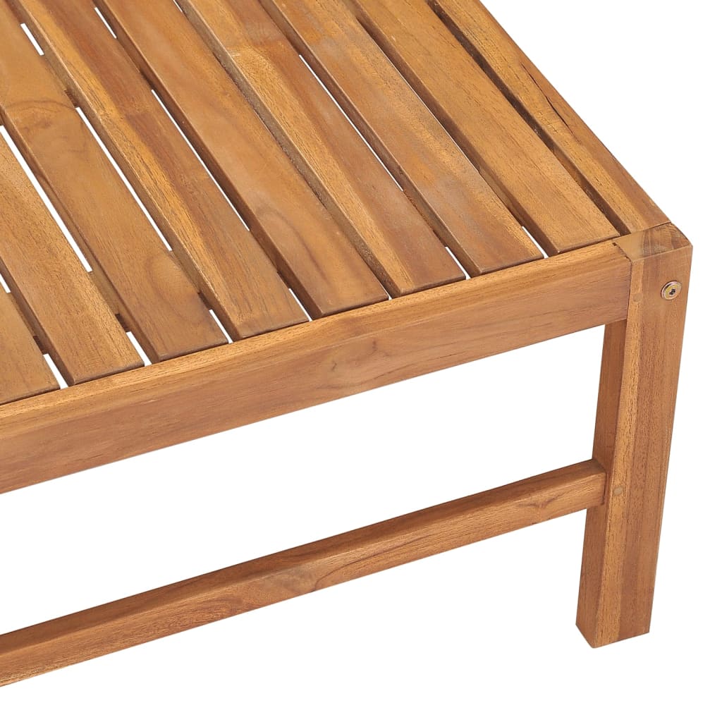 vidaXL طاولة حديقة 63×63×30 سم خشب ساج صلب