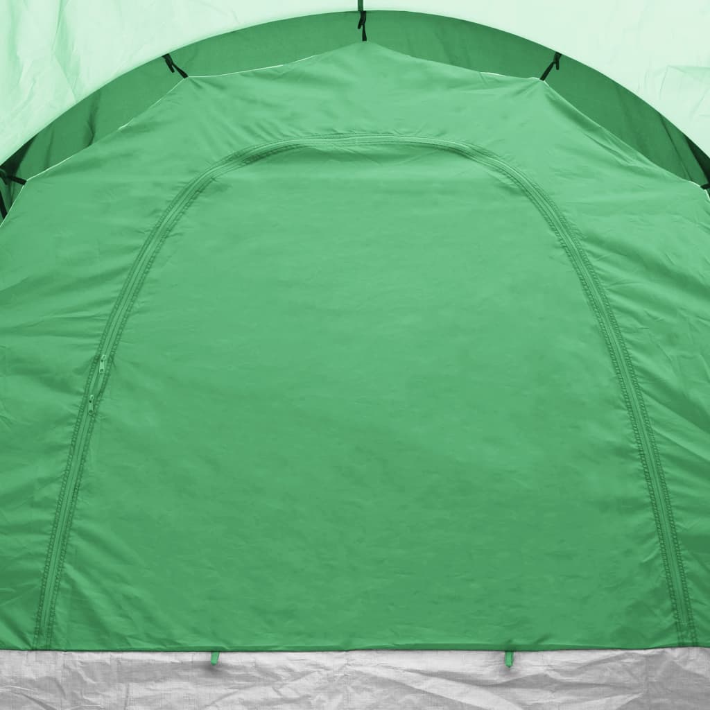 vidaXL خيمة تخييم تتسع 6 أشخاص أزرق وأخضر