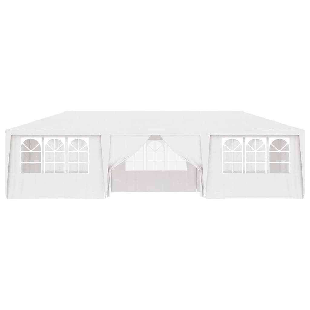 vidaXL خيمة حفلات احترافية بجدران جانبية 4×9 م أبيض 90 جم/م²