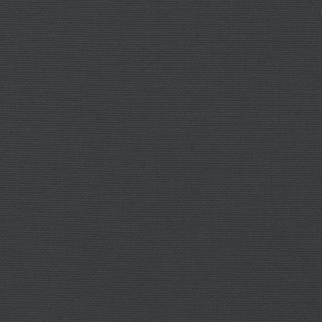 vidaXL وسائد بنش حديقة 2 ق أسود 100×50×7 سم قماش أكسفورد