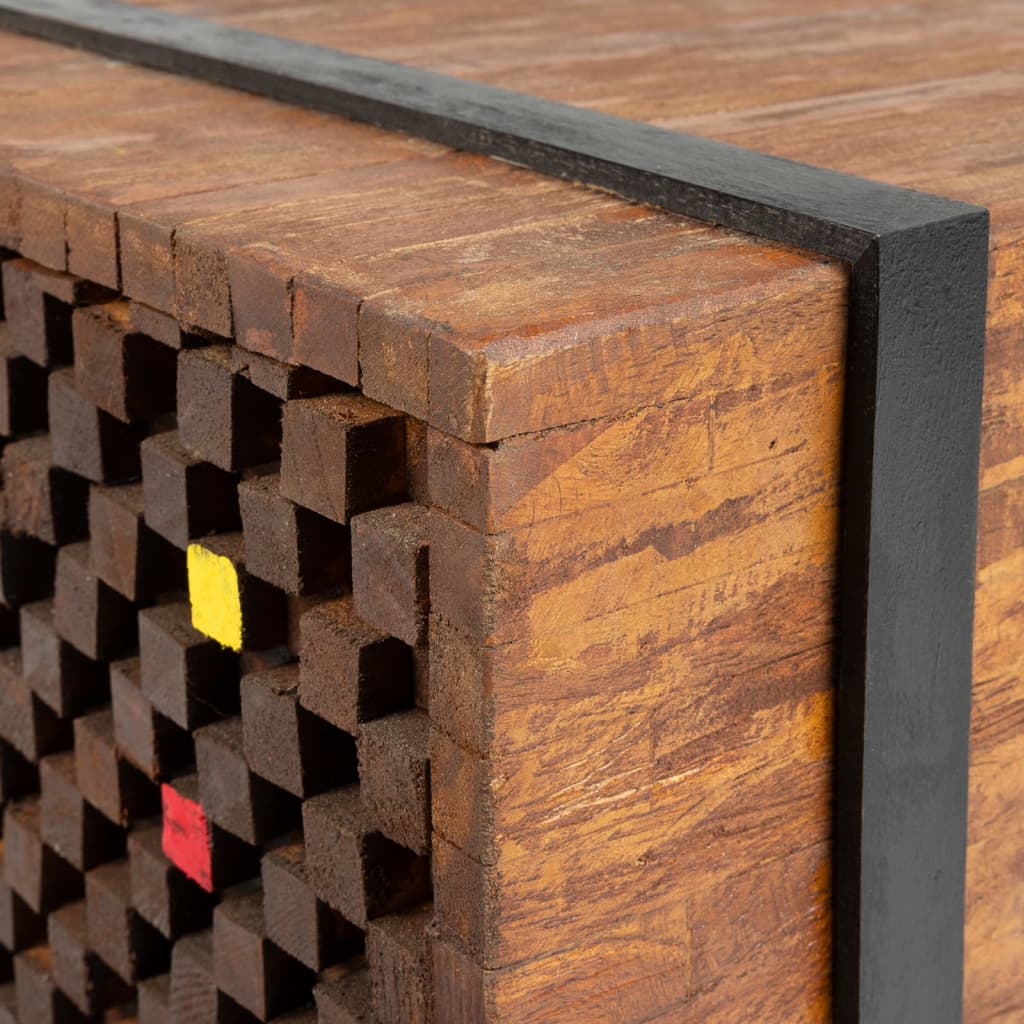vidaXL طاولة جانبية خشب ساج 60×60×38 سم