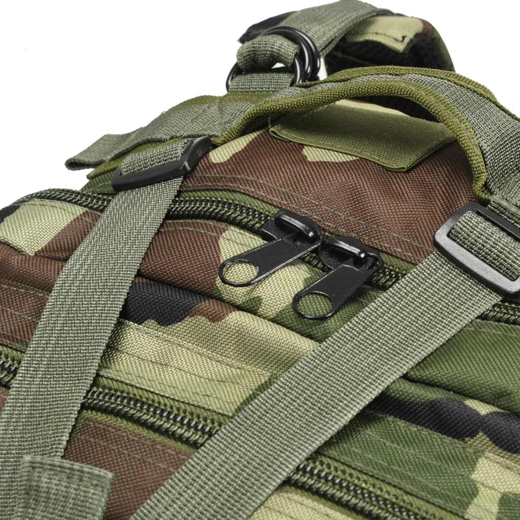 vidaXL حقيبة ظهر طراز جيشي 50 لتر مُموه كاموفلاج