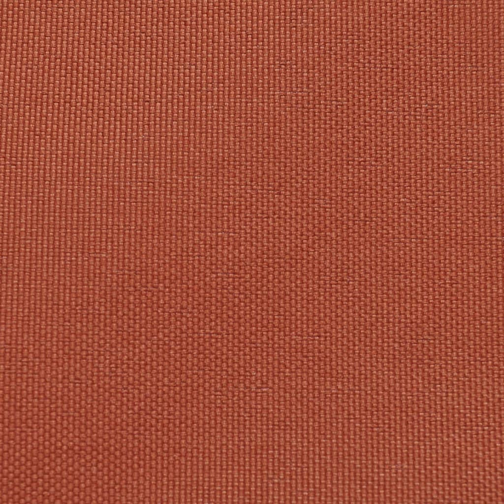 vidaXL حاجز شرفة قماش أكسفورد 75×400 سم قرميدي