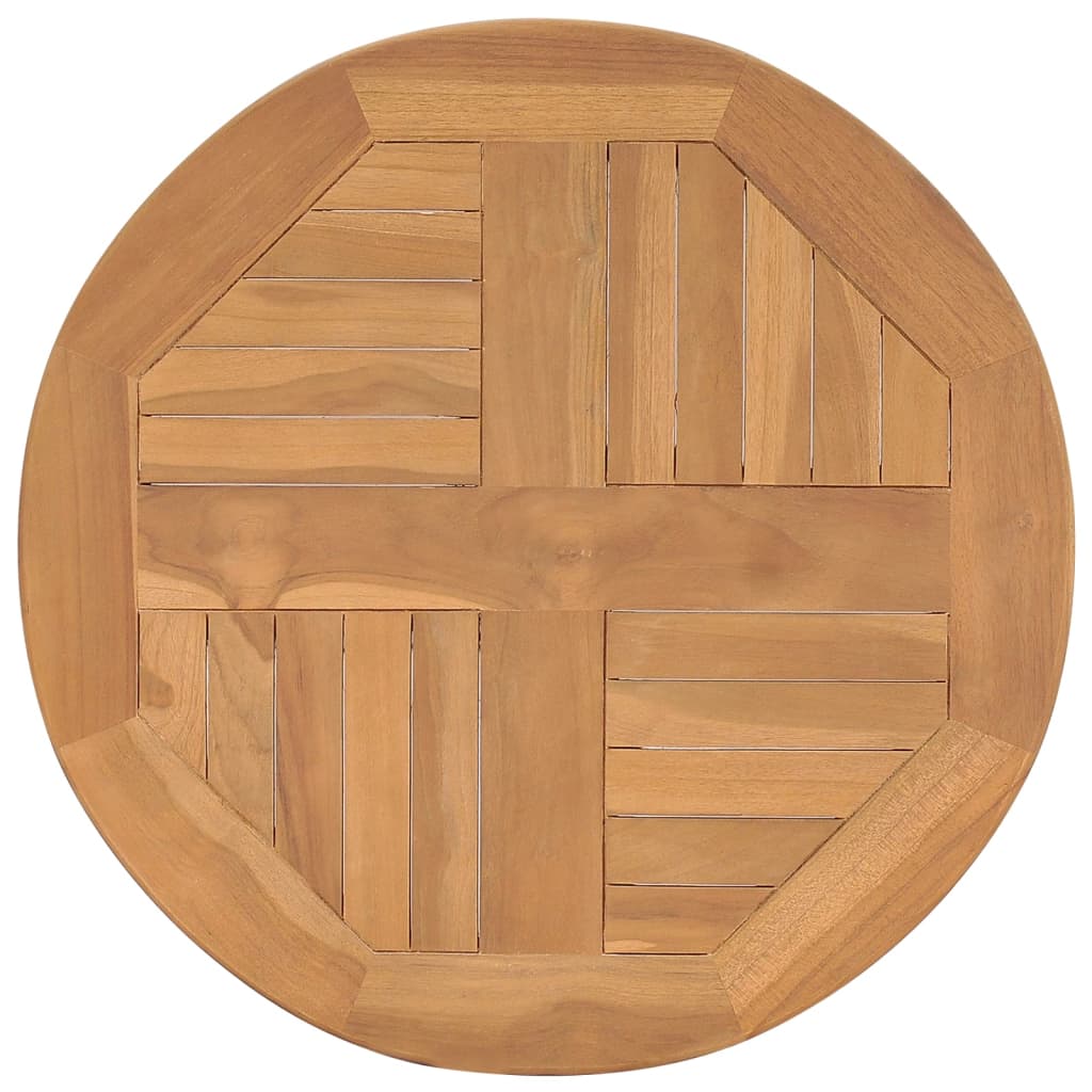 vidaXL طاولة بيسترو 60×60 سم خشب ساج صلب
