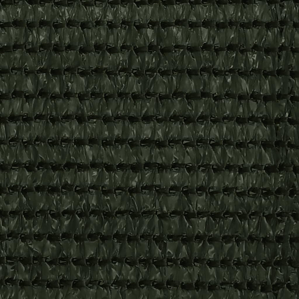 vidaXL ساتر شرفة أخضر داكن 90×600 سم HDPE