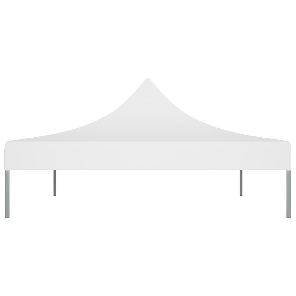 vidaXL سقف خيمة حفلات 4.5×3 م أبيض 270 جم/م²